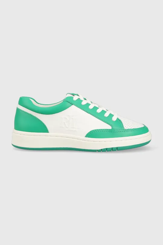 πράσινο Δερμάτινα αθλητικά παπούτσια Lauren Ralph Lauren HAILEY II Γυναικεία