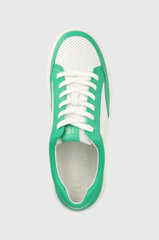 πράσινο Δερμάτινα αθλητικά παπούτσια Lauren Ralph Lauren HAILEY II