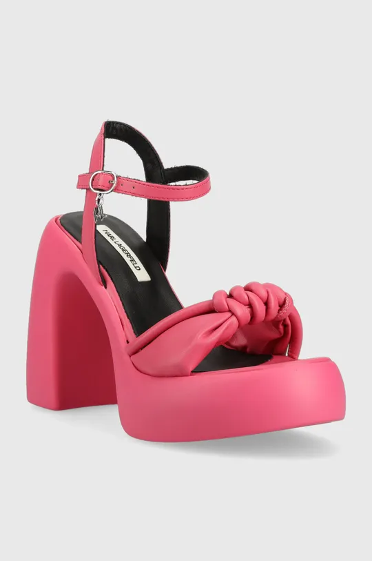 Sandále Karl Lagerfeld ASTRAGON HI ružová