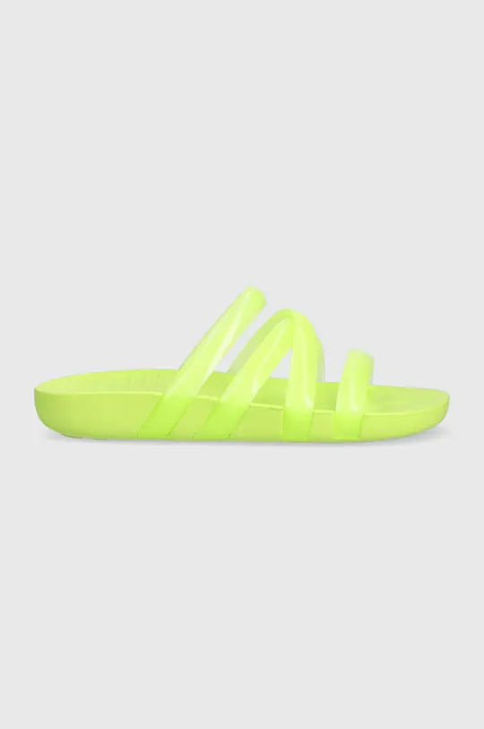 green Crocs sliders Women’s