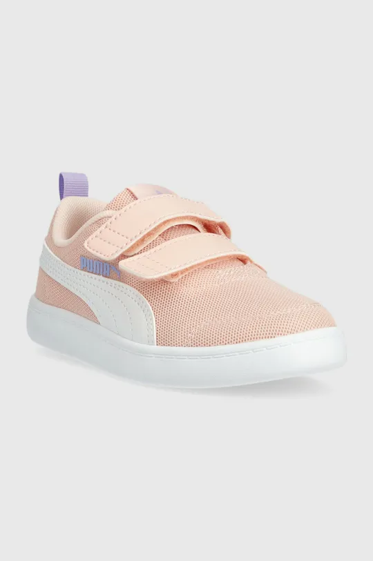 Παιδικά αθλητικά παπούτσια Puma Courtflex v2 Mesh V PS ροζ