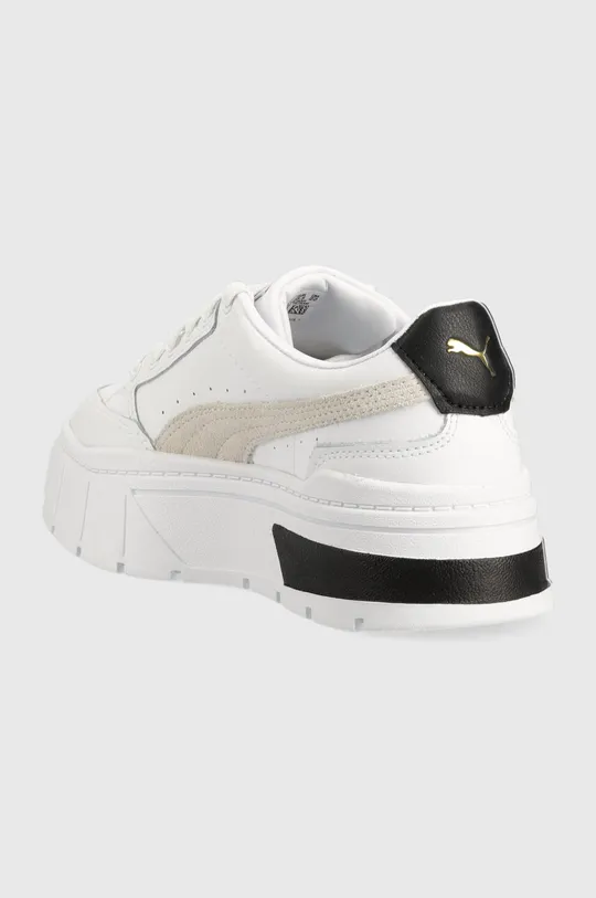 Puma sneakersy skórzane  Mayze Stack Jr Cholewka: Skóra naturalna, Skóra zamszowa, Wnętrze: Materiał syntetyczny, Materiał tekstylny, Podeszwa: Materiał syntetyczny