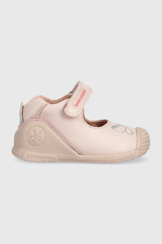 ροζ Δερμάτινα παιδικά κλειστά παπούτσια Biomecanics Για κορίτσια