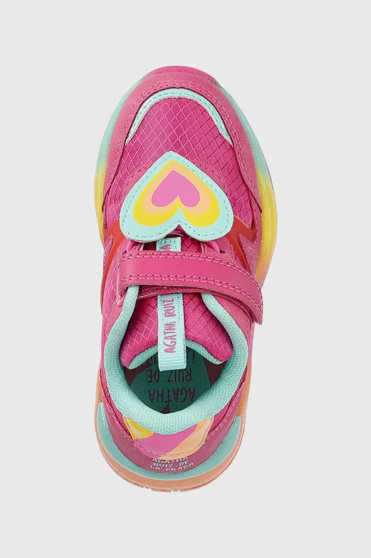 różowy Agatha Ruiz de la Prada sneakersy dziecięce