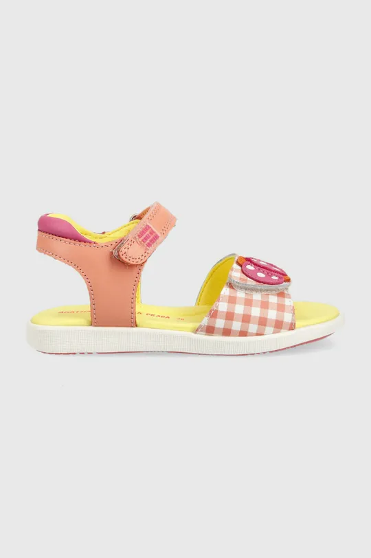 рожевий Дитячі шкіряні сандалі Agatha Ruiz de la Prada Для дівчаток