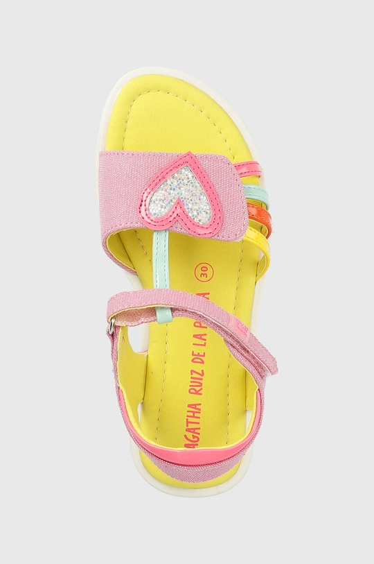 rosa Agatha Ruiz de la Prada sandali per bambini