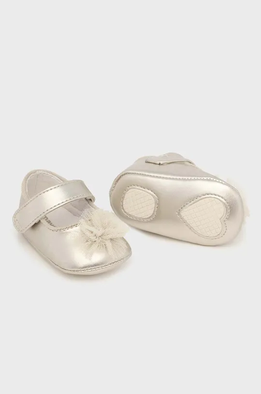 beżowy Mayoral Newborn buty niemowlęce Dziewczęcy