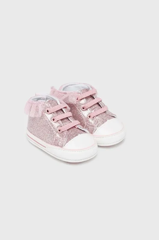 rózsaszín Mayoral Newborn baba teniszcipő