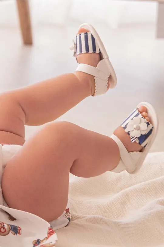 granatowy Mayoral Newborn buty niemowlęce Dziewczęcy