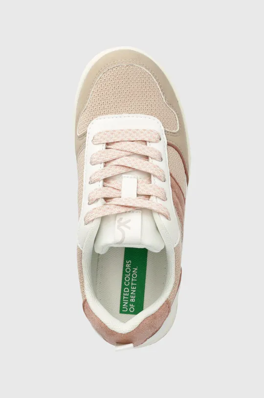 różowy United Colors of Benetton sneakersy dziecięce