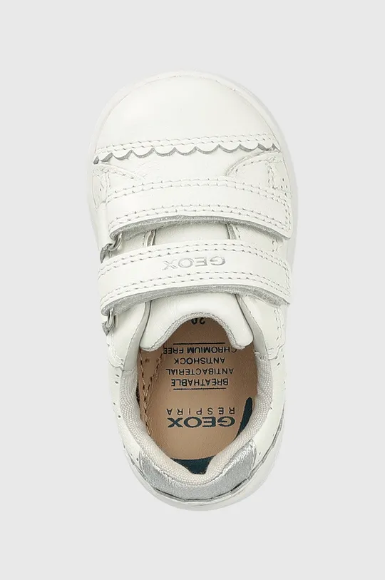 λευκό Παιδικά δερμάτινα αθλητικά παπούτσια Geox