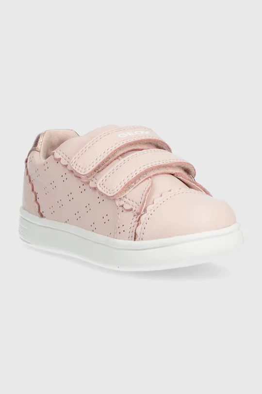 Dětské sneakers boty Geox pastelově růžová