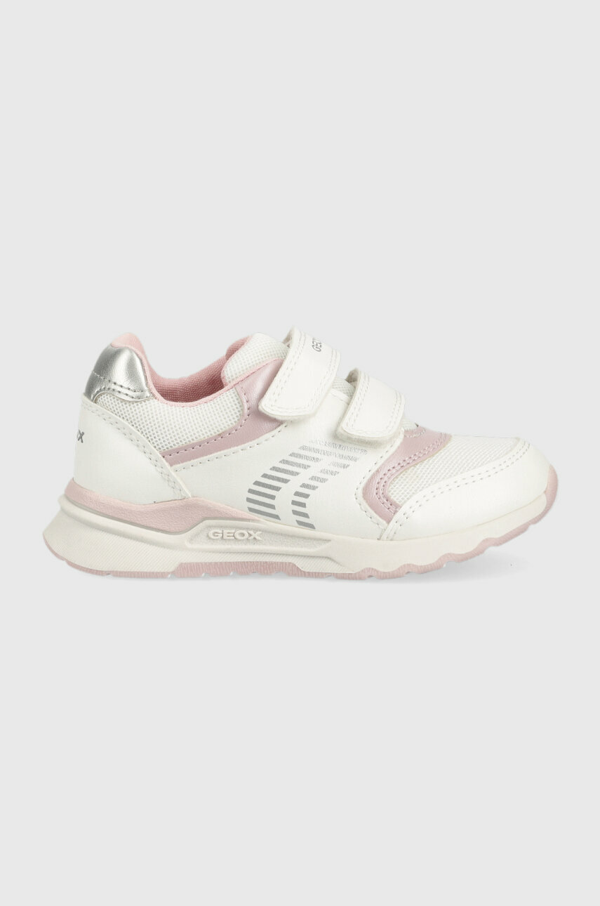 biały Geox sneakersy dziecięce Dziewczęcy