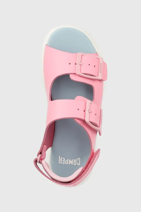 рожевий Дитячі шкіряні сандалі Camper Oruga