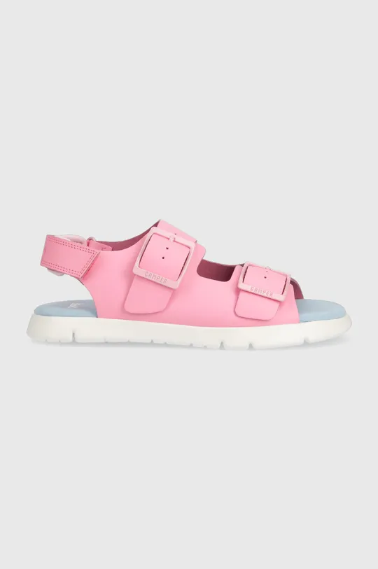 рожевий Дитячі шкіряні сандалі Camper Для дівчаток