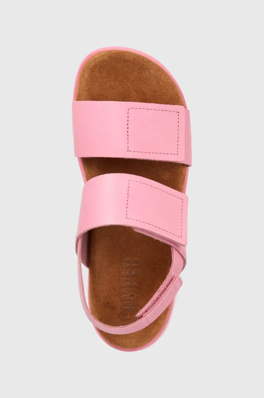 ružová Detské kožené sandále Camper