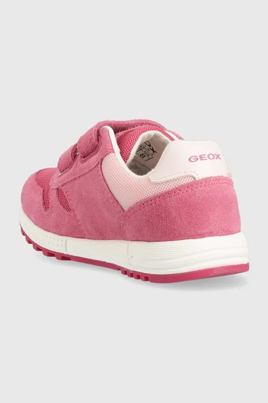 Geox sneakersy dziecięce Cholewka: Materiał tekstylny, Skóra zamszowa, Wnętrze: Materiał tekstylny, Skóra naturalna, Podeszwa: Materiał syntetyczny