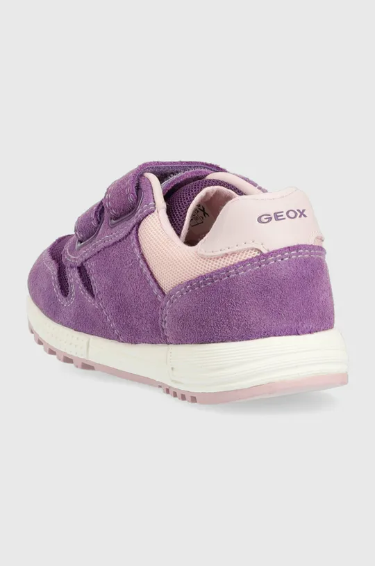 Geox sneakersy dziecięce Cholewka: Materiał tekstylny, Skóra zamszowa, Wnętrze: Materiał tekstylny, Skóra naturalna, Podeszwa: Materiał syntetyczny