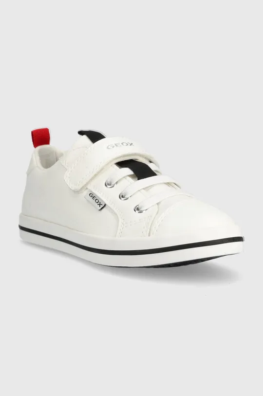Παιδικά πάνινα παπούτσια Geox λευκό