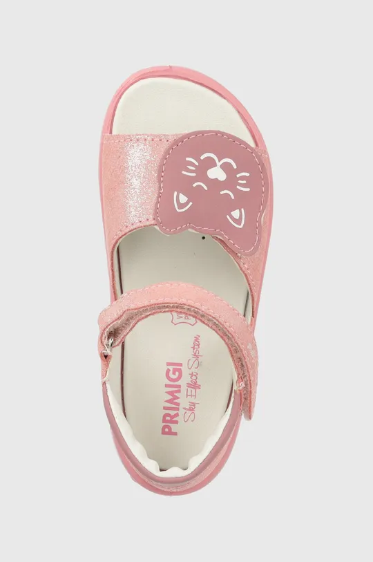 розовый Детские кожаные сандалии Primigi