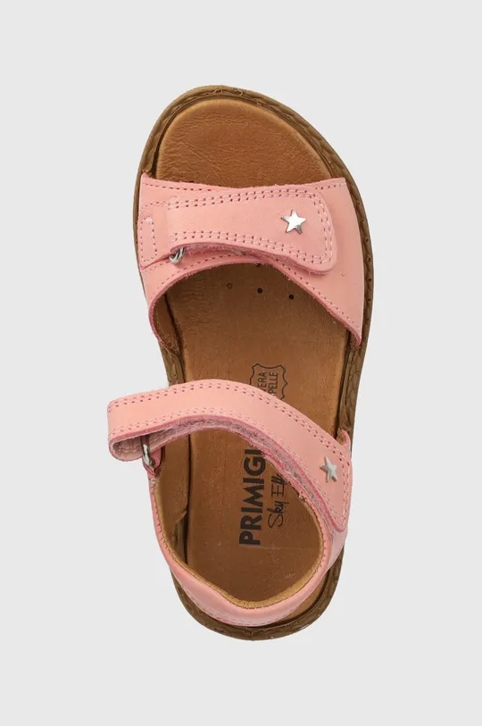 рожевий Дитячі шкіряні сандалі Primigi