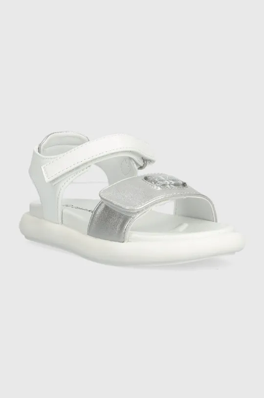 Calvin Klein Jeans sandali per bambini bianco