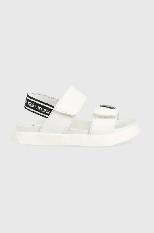 bela Otroški sandali Calvin Klein Jeans Dekliški