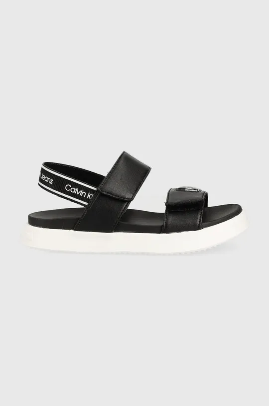 čierna Detské sandále Calvin Klein Jeans Dievčenský