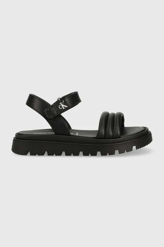 čierna Detské sandále Calvin Klein Jeans Dievčenský