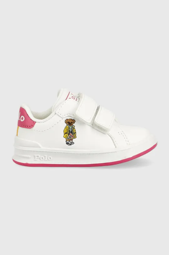 biały Polo Ralph Lauren sneakersy dziecięce Dziewczęcy