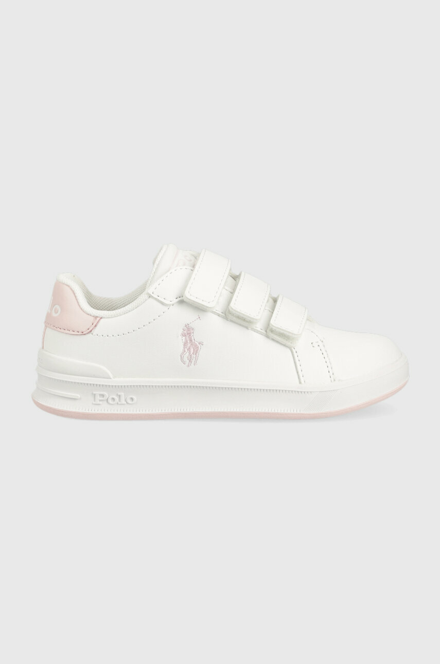 biały Polo Ralph Lauren sneakersy dziecięce Dziewczęcy