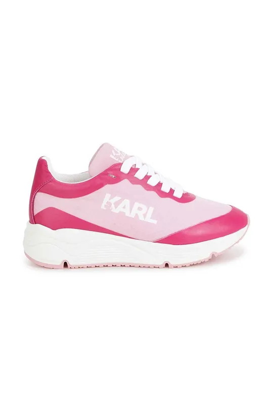 Detské tenisky Karl Lagerfeld ružová