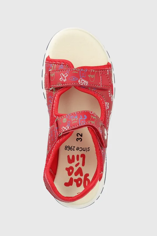 červená Detské sandále Garvalin
