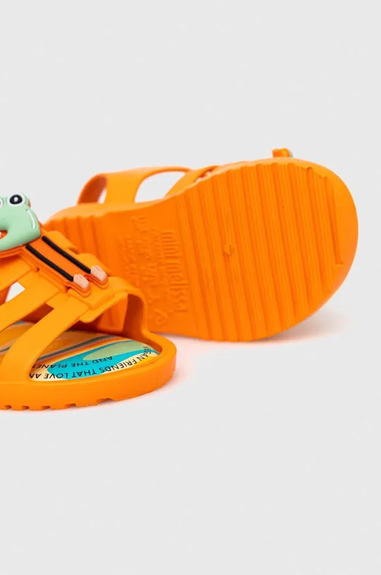 oranžová Detské sandále Melissa