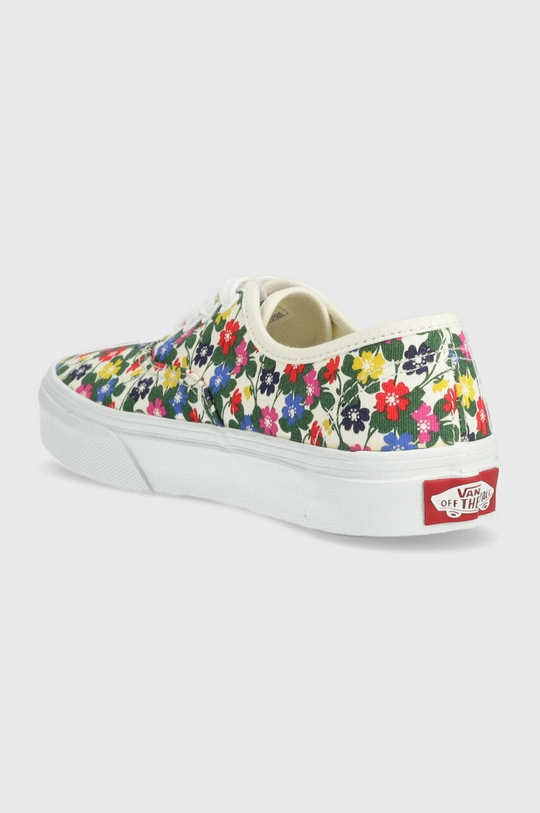 Детские кеды Vans UY Authentic FLRL WHITE  Голенище: Текстильный материал Внутренняя часть: Текстильный материал Подошва: Синтетический материал