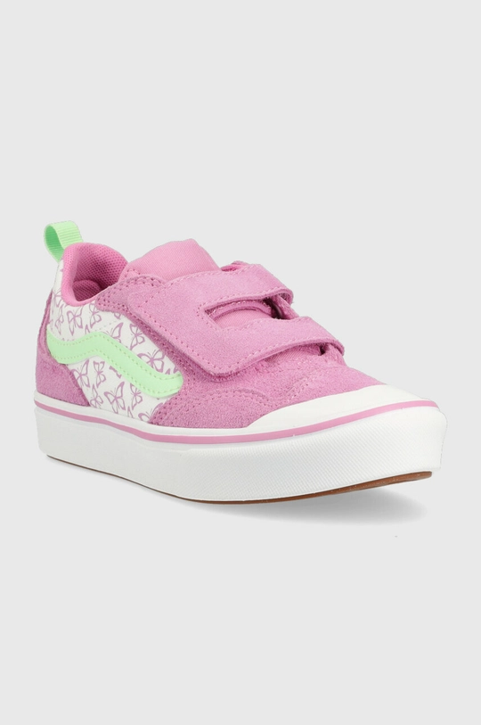 Детские кеды Vans UY ComfyCush New Skool V SUNN CYCLM фиолетовой