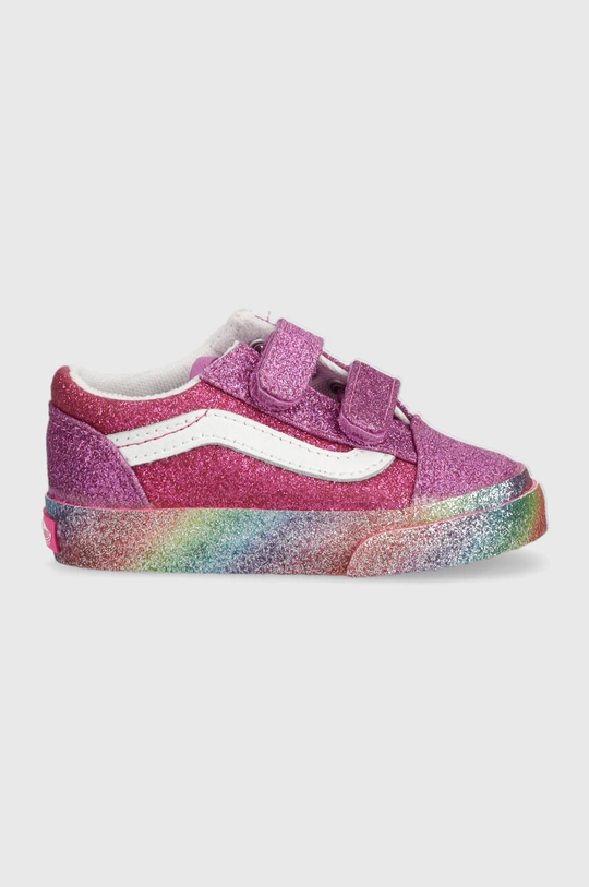 Vans gyerek sportcipő TD Old Skool V GLIT MULTI lila