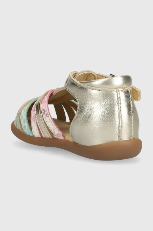Detské kožené sandále Pom D'api  Zvršok: Lakovaná koža Vnútro: Textil Podrážka: Syntetická látka