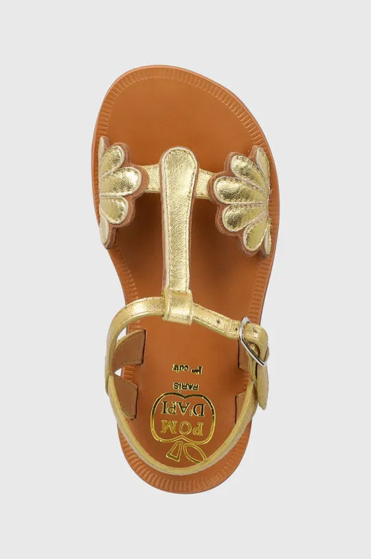 zlatna Dječje kožne sandale Pom D'api
