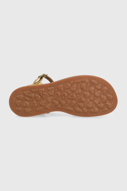 Кожаные сандалии Pom D'api Для девочек