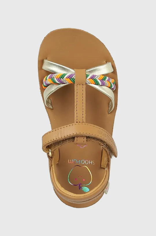 hnedá Detské sandále Shoo Pom