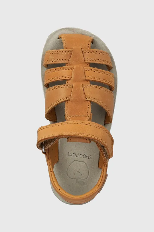 hnedá Detské semišové sandále Shoo Pom