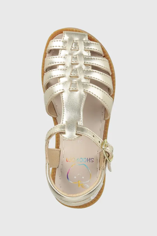 zlatá Detské sandále Shoo Pom