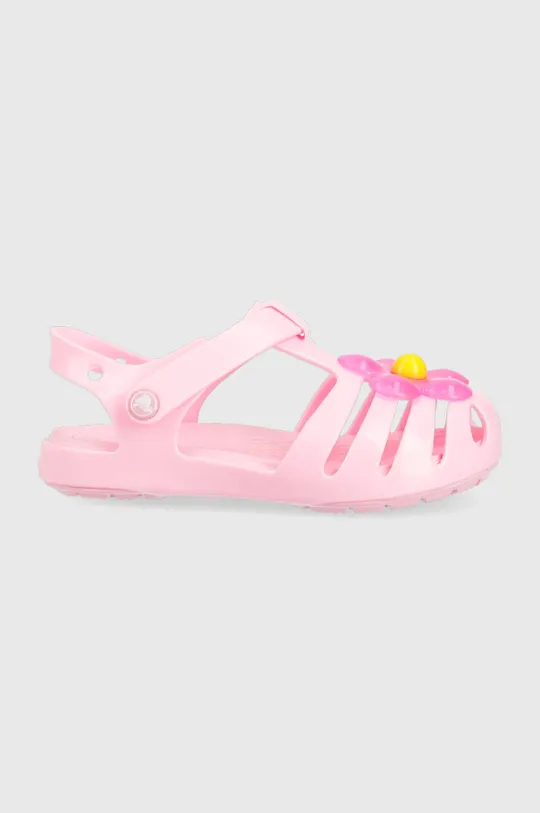 roza Dječje sandale Crocs ISABELLA CHARM SANDAL Za djevojčice