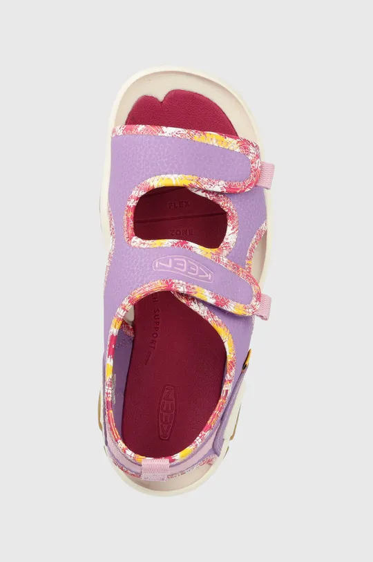fialová Detské sandále Keen Knotch Creek