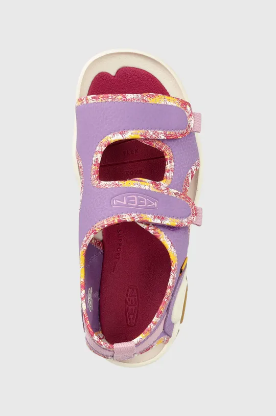 fialová Detské sandále Keen