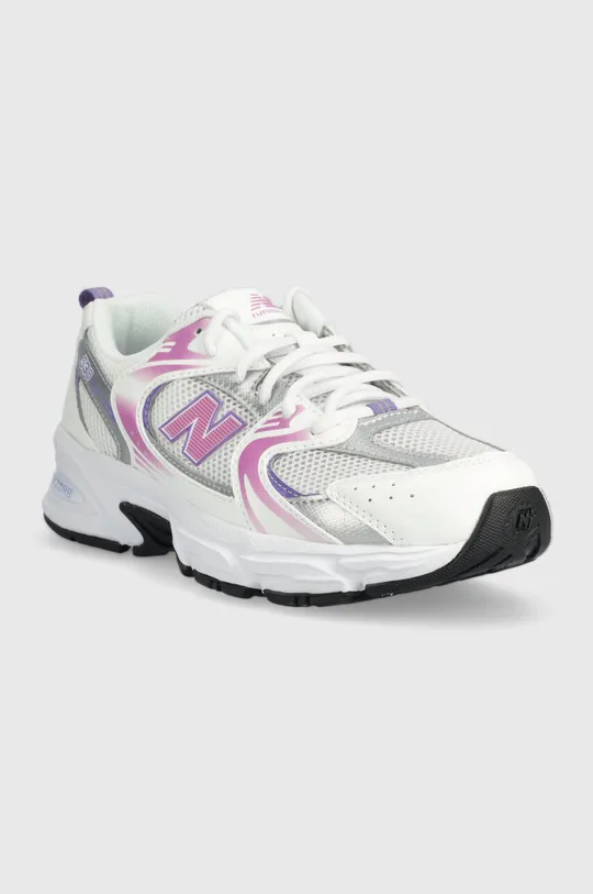 Dětské sneakers boty New Balance NBGR530 pastelově růžová