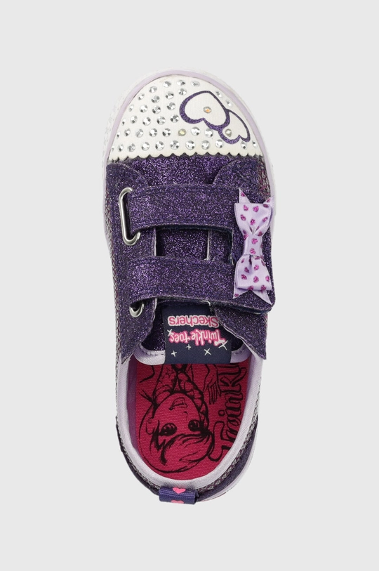 violetto Skechers scarpe da ginnastica bambini Shuffles Itsy Bitsy