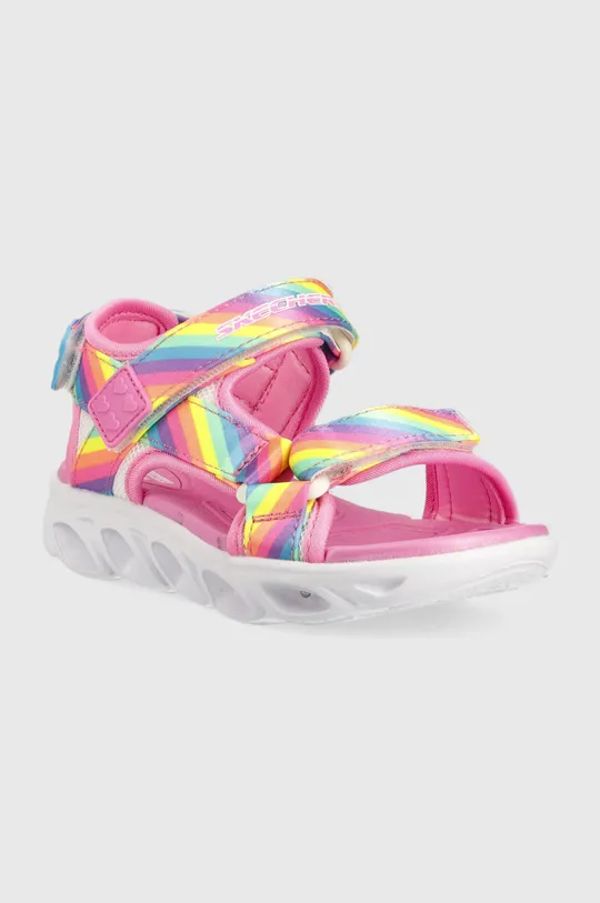 Παιδικά σανδάλια Skechers Hypno-Splash Rainbow Lights πολύχρωμο