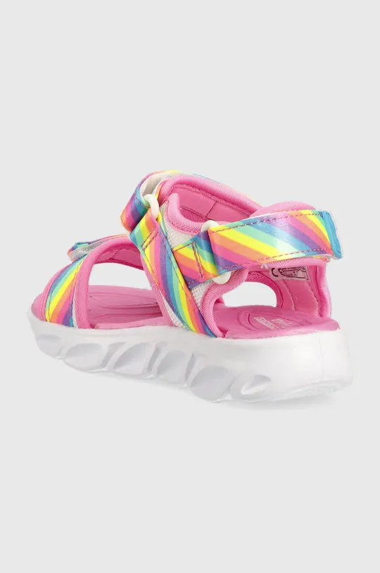 Παιδικά σανδάλια Skechers Hypno-Splash Rainbow Lights  Πάνω μέρος: Υφαντικό υλικό Εσωτερικό: Συνθετικό ύφασμα, Υφαντικό υλικό Σόλα: Συνθετικό ύφασμα